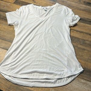 Athleta white v-neck t